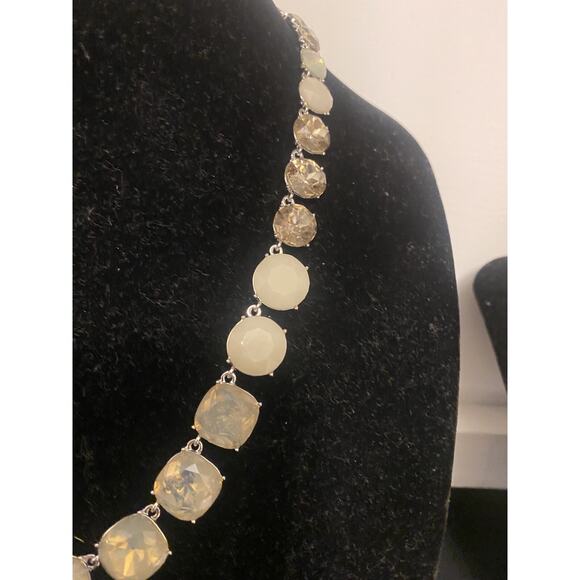 LOFT Necklace Rhinestones 18 Inches - Picture 3 of 5